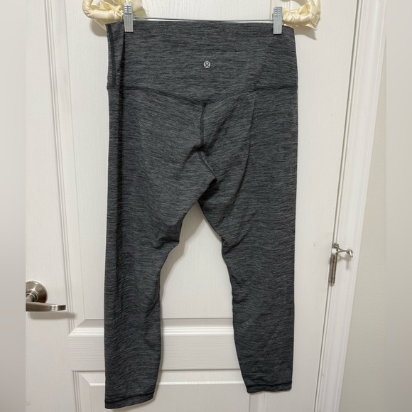 Lululemon Align High-Rise Leggings, 25” inseam, Size 12, Heathered Graphite Gray - Picture 5 of 6